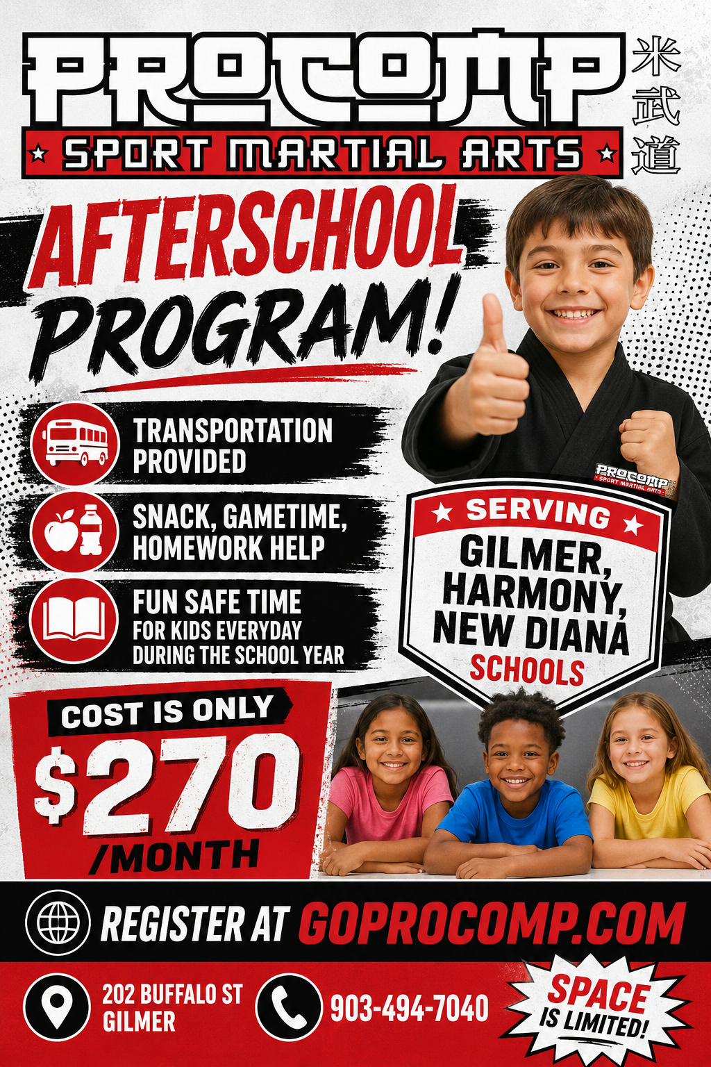ProComp Gilmer afterschool program