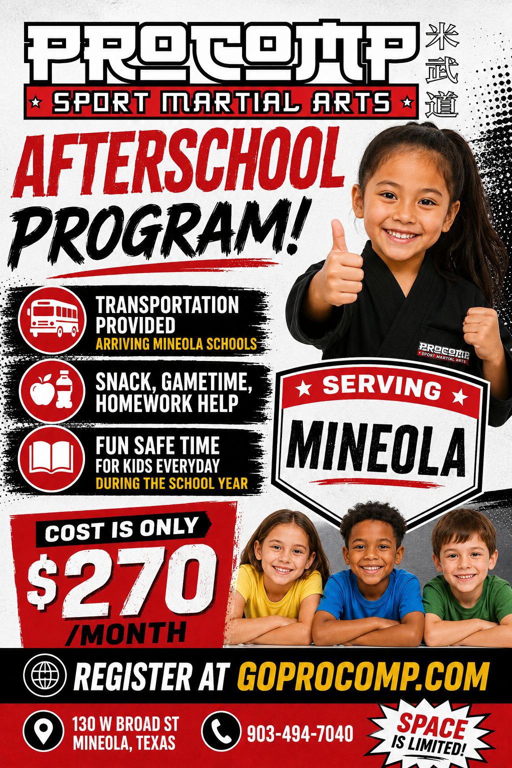 ProComp Mineola afterschool program